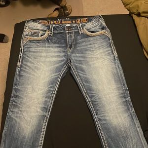 Mens Rock Revival Jeans